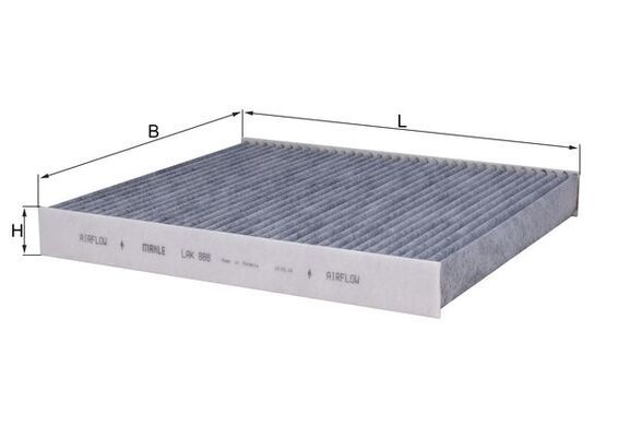 KNECHT LAK 888 Filter, cabin air