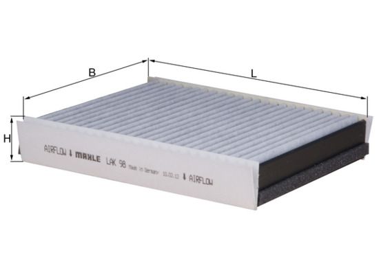KNECHT LAK 98 Filter, cabin air