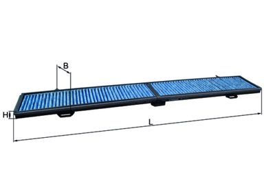 Filter, cabin air KNECHT LAO 248