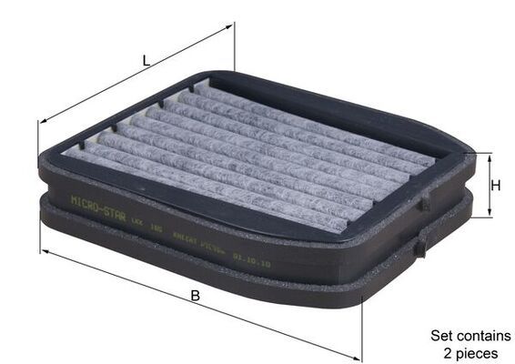 KNECHT LKK 165/S Filter, cabin air