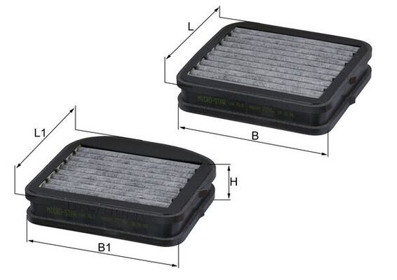 KNECHT LKK 72/S Filter, cabin air