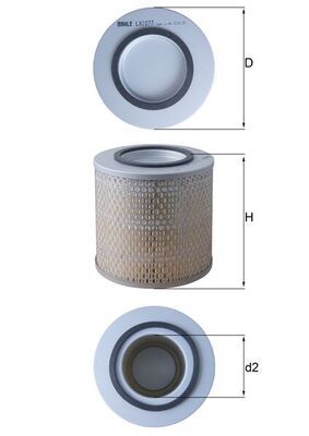 KNECHT LX 1077 Air Filter