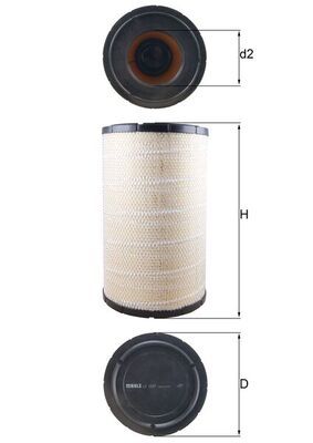 Air Filter KNECHT LX 1243