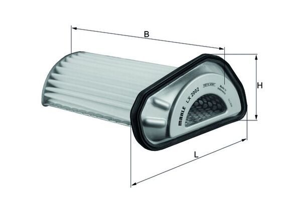 KNECHT LX 2002 Air Filter