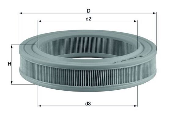 KNECHT LX 386 Air Filter