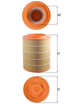 Air Filter KNECHT LX 4076