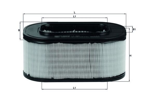 KNECHT LX 558 Air Filter
