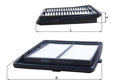 Air Filter KNECHT LX 5792