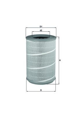 Air Filter KNECHT LX 604/1