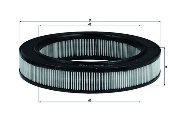 KNECHT LX 69 Air Filter