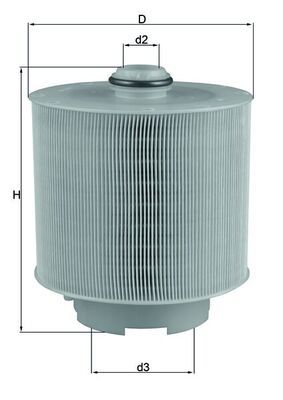 KNECHT LX 1006/2D Air Filter