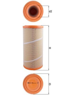 KNECHT LX 1142 Air Filter