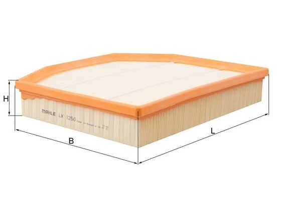 KNECHT LX 1250 Air Filter