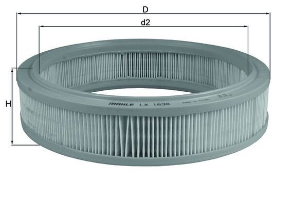 KNECHT LX 1638 Air Filter