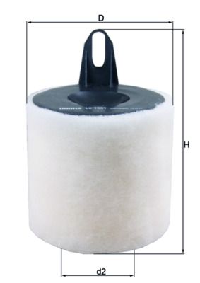 KNECHT LX 1651 Air Filter