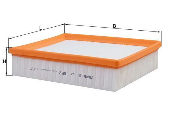 KNECHT LX 1652 Air Filter