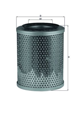 Air Filter KNECHT LX 196