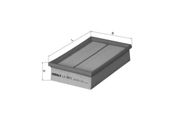 KNECHT LX 2671 Air Filter