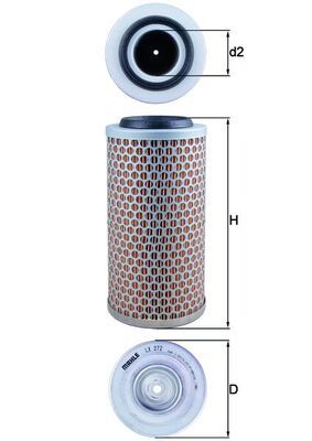 Air Filter KNECHT LX 272