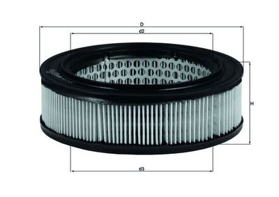 Air Filter KNECHT LX 278
