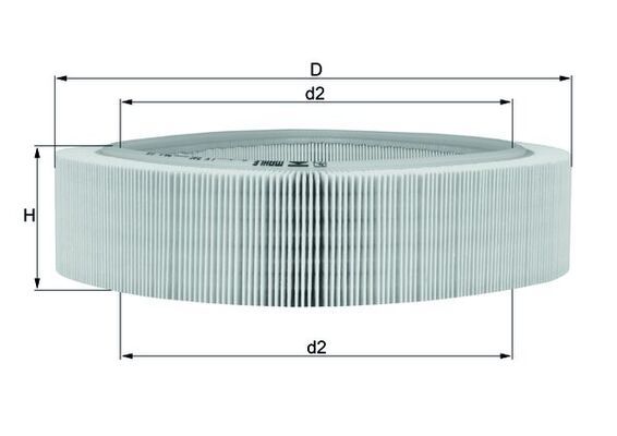 KNECHT LX 346 Air Filter