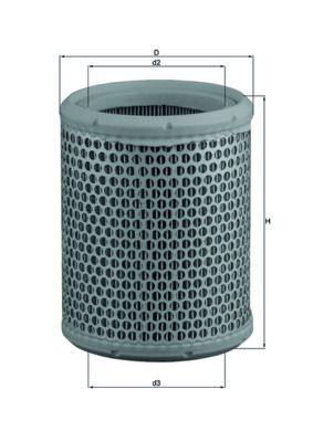 KNECHT LX 384 Air Filter