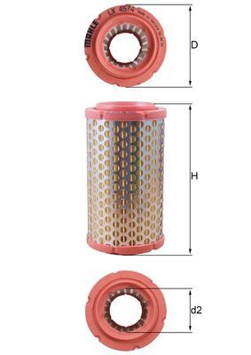 KNECHT LX 4574 Air Filter
