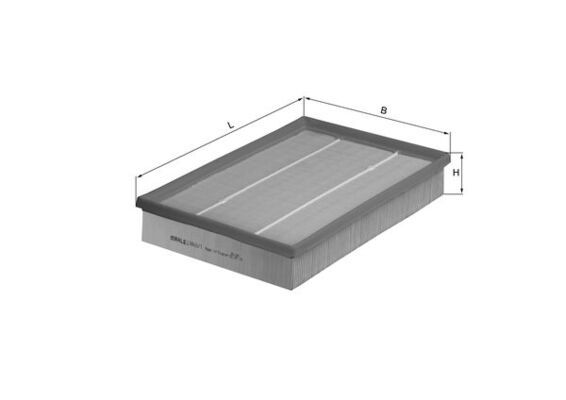KNECHT LX 460/1 Air Filter