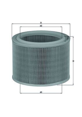 Air Filter KNECHT LX 486