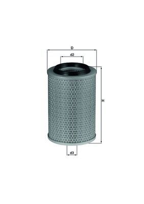 Air Filter KNECHT LX 496