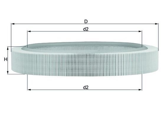 KNECHT LX 58 Air Filter