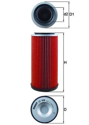 KNECHT LX 608 Air Filter