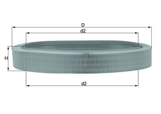 KNECHT LX 638 Air Filter