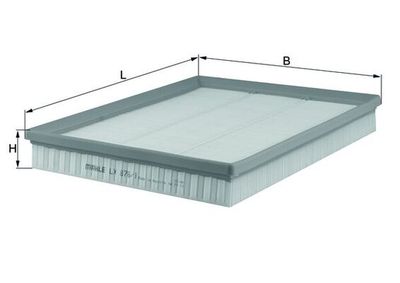 Air Filter KNECHT LX 876/1
