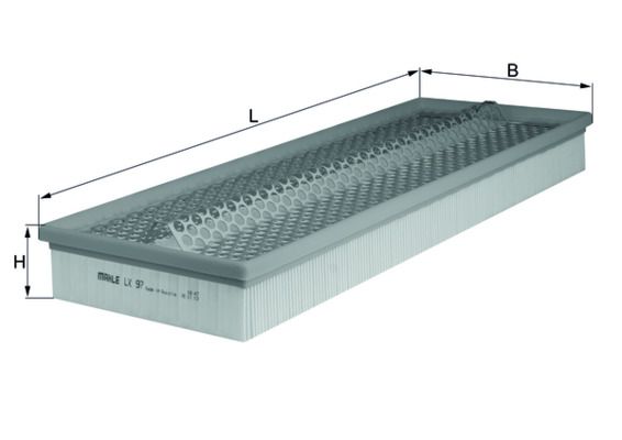KNECHT LX 97 Air Filter