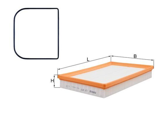 KNECHT LX 977D Air Filter