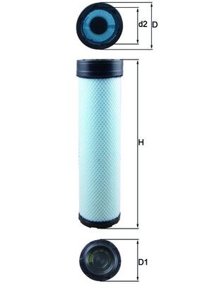 Secondary Air Filter KNECHT LXS 284