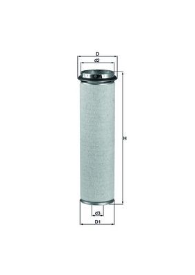 KNECHT LXS 37/1 Secondary Air Filter