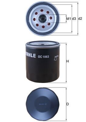 KNECHT OC 1063 Oil Filter