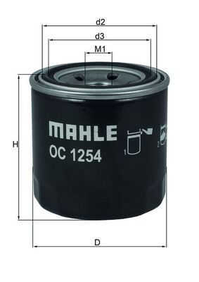 Oil Filter KNECHT OC 1254
