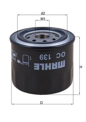 KNECHT OC 139 Oil Filter