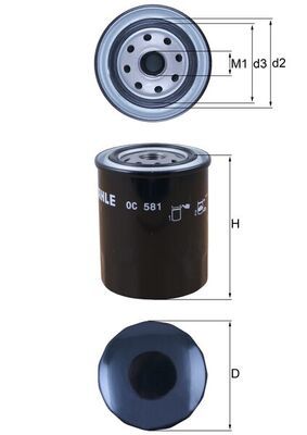 KNECHT OC 581 Oil Filter