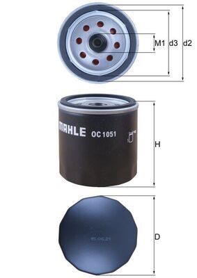 KNECHT OC 1051 Oil Filter
