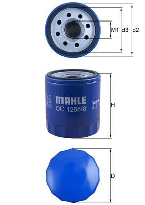 KNECHT OC 1268/8 Oil Filter
