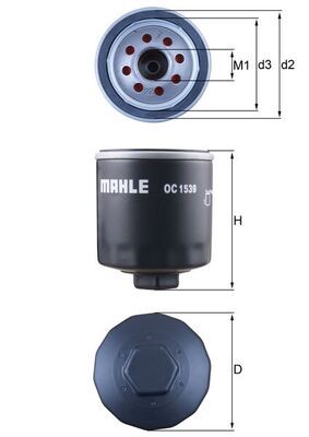 Oil Filter KNECHT OC 1539