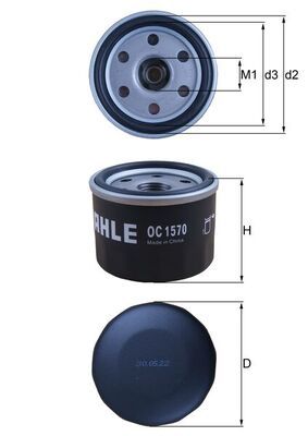 KNECHT OC 1570 Oil Filter