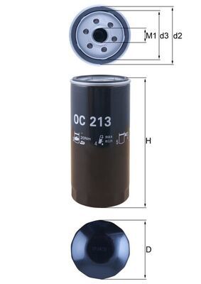 Oil Filter KNECHT OC 213