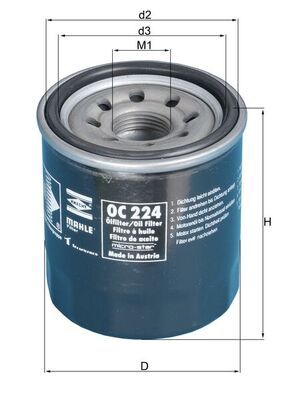 Oil Filter KNECHT OC 224