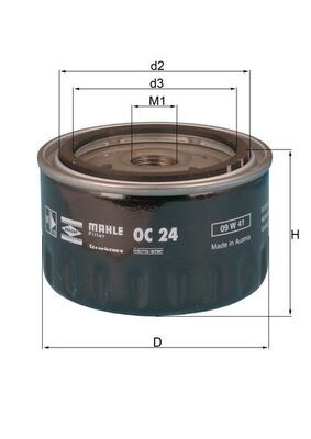 KNECHT OC 24 Oil Filter