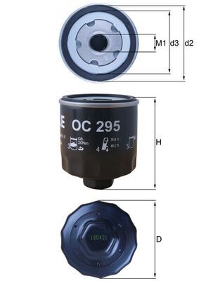 Oil Filter KNECHT OC 295